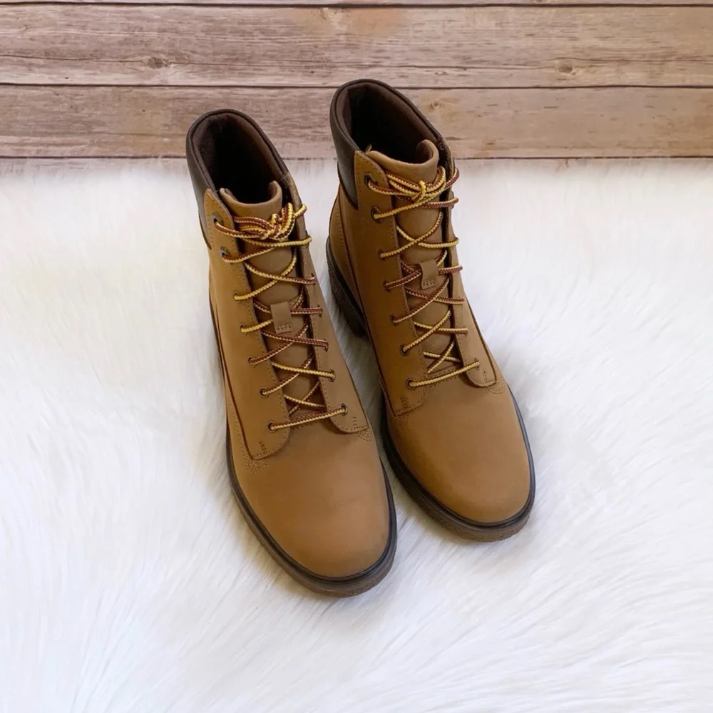 Timberland Brinda 6” Lace-Up Nubuck Leather Boots - Picture 4 of 7